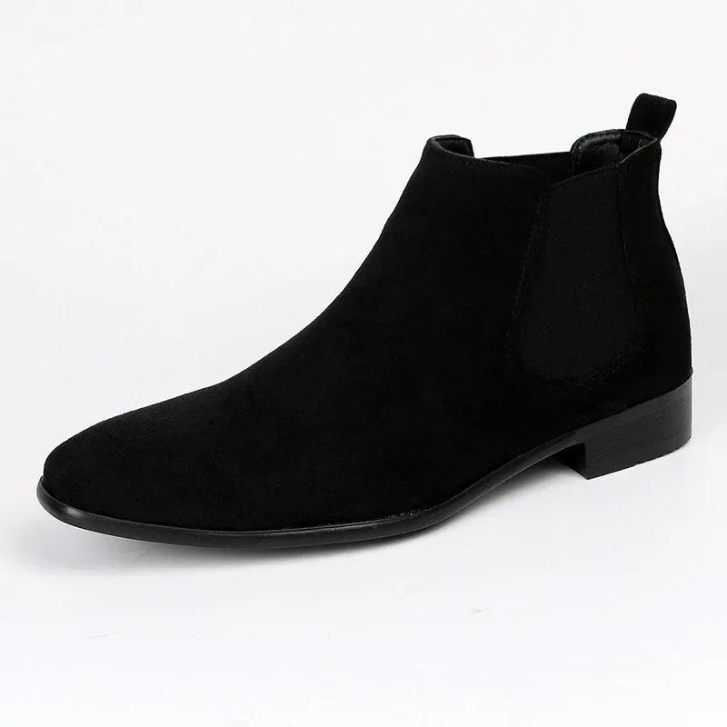 Męskie Buty Zimowe | Sztyblety Botki Eleganckie Nieformalne