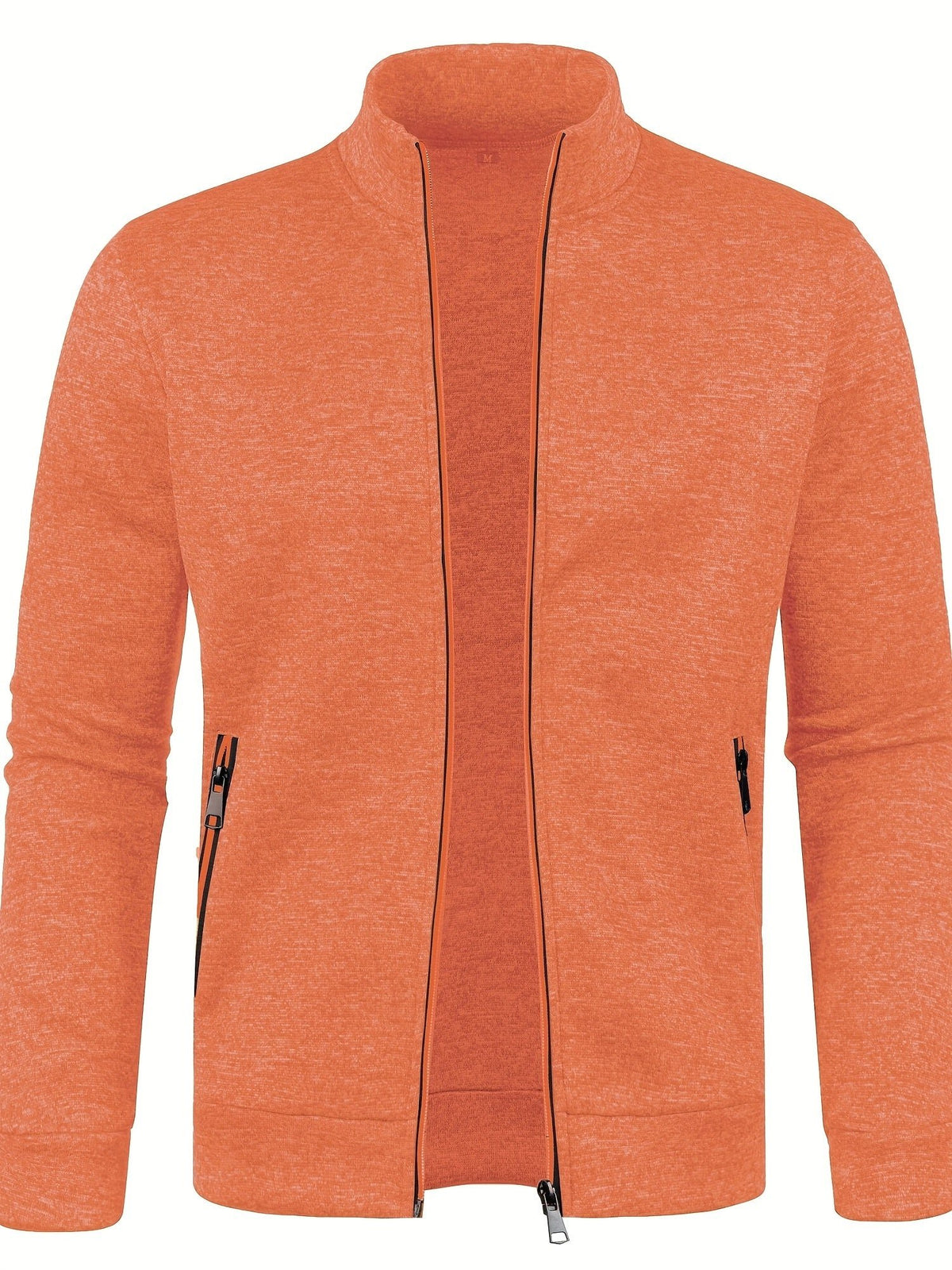 Elegancka bluza zimowa męska ze stójką i zamkiem - Kurt Full