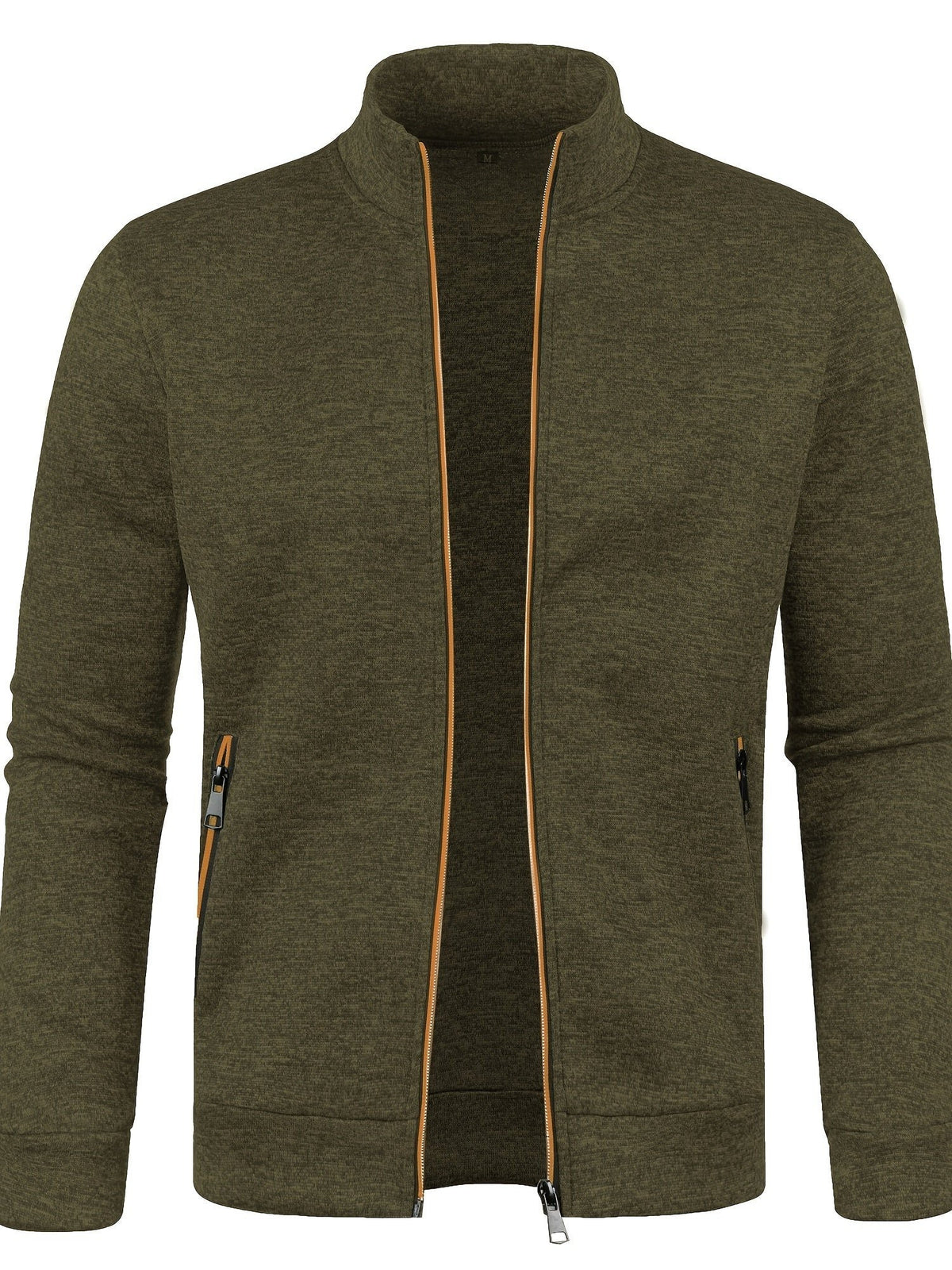 Elegancka bluza zimowa męska ze stójką i zamkiem - Kurt Hero