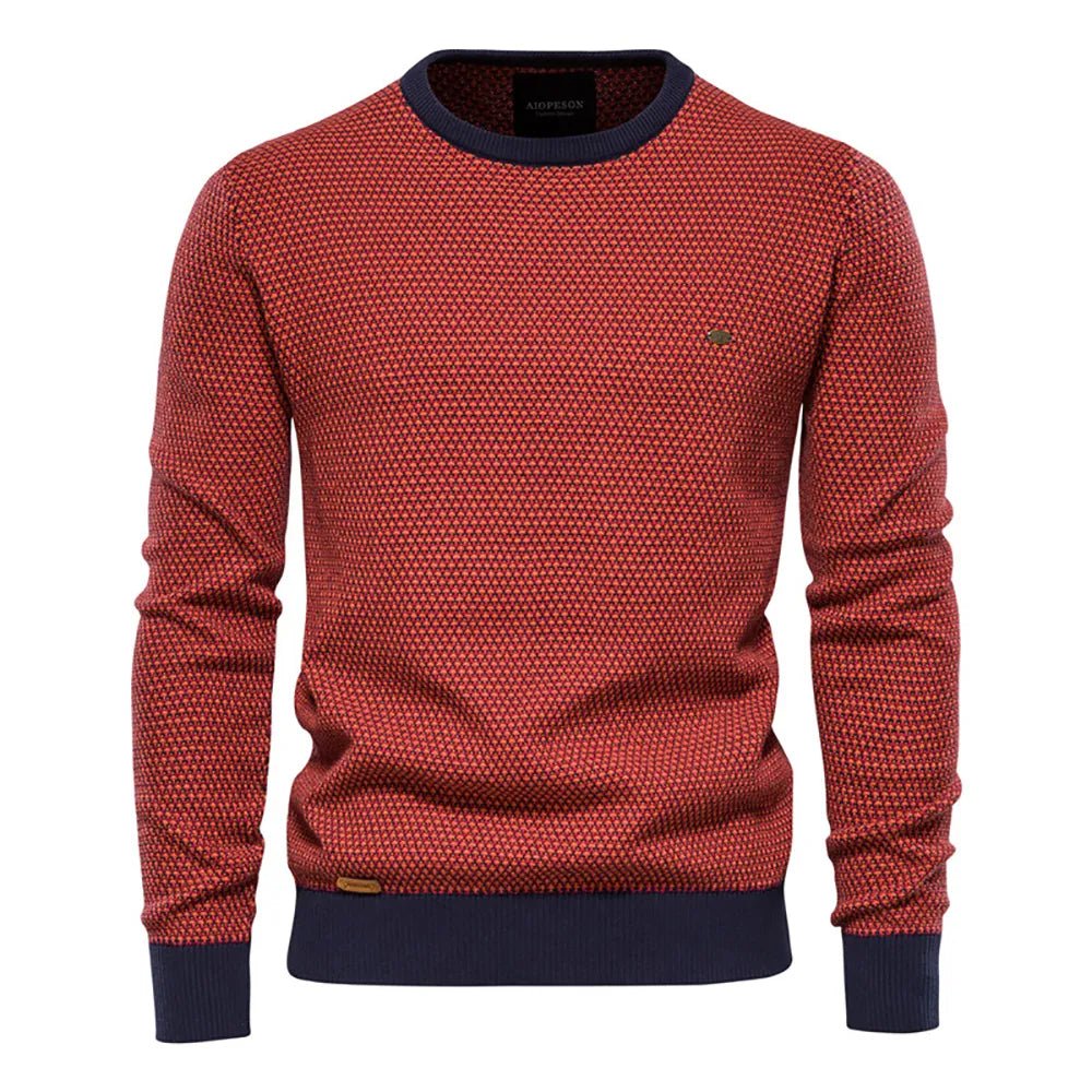 Geometryczny sweter bluza męska - Silas Side