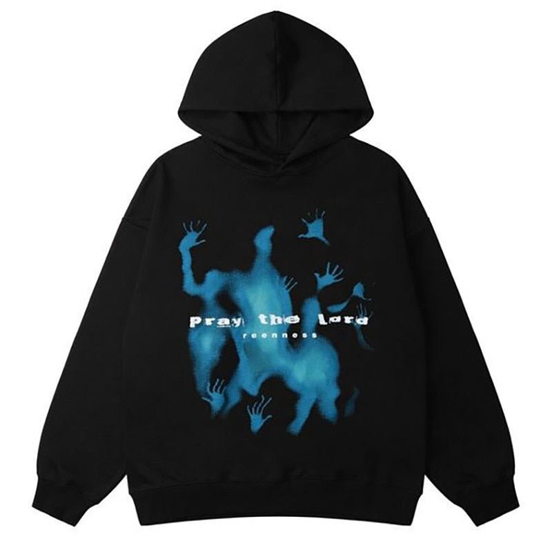 Graficzna bluza oversize unisex - Lane Hero