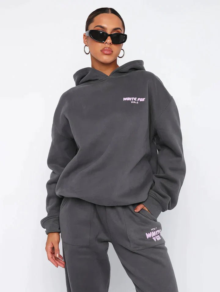 Komfortowy oversized dres damski - Ruby Front