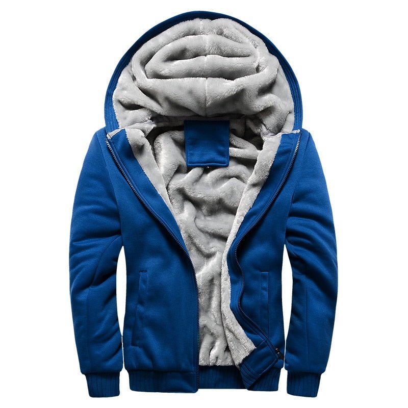 Ocieplana bluza męska z podszewką sherpa - Rafael Detail