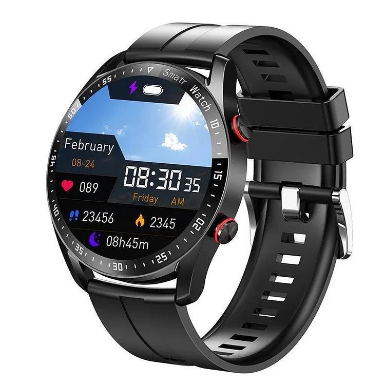 Smartwatch męski do nieinwazyjnego pomiaru glukozy - Dean Detail