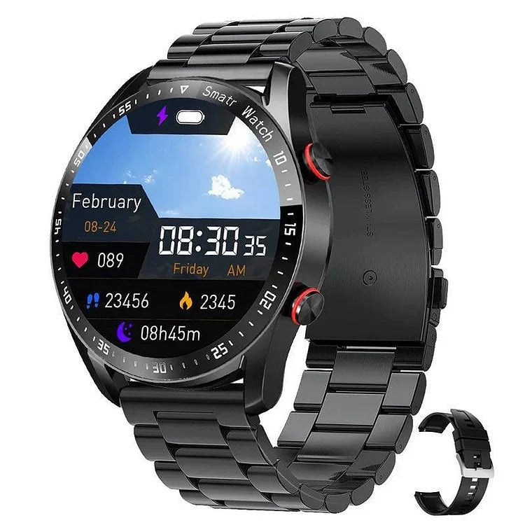 Smartwatch męski do nieinwazyjnego pomiaru glukozy - Dean Hero