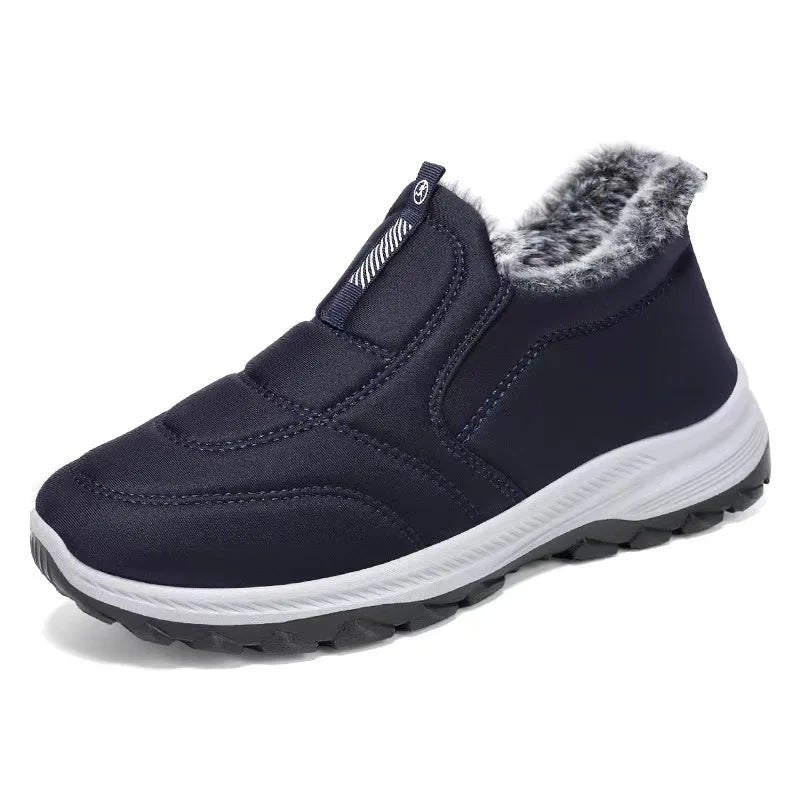 Wodoodporne wsuwane buty zimowe damskie z futerkiem - Nora Lifestyle