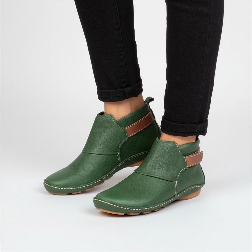 Wygodne ortopedyczne buty damskie z paskiem - Iris Lifestyle